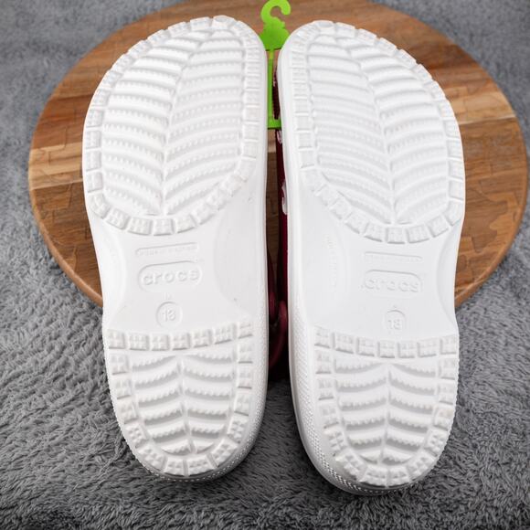 Crocs Texas A&M Aggies NCAA Classic Clogs Slip On Maroon White Logo Size 13 Mens - Picture 5 of 5